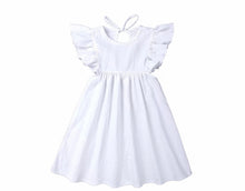 Load image into Gallery viewer, White Summer dress ( free personalisation)