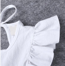 Load image into Gallery viewer, White Summer dress ( free personalisation)