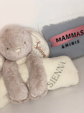 Load image into Gallery viewer, Personalised Bunny Teddy and Blanket
